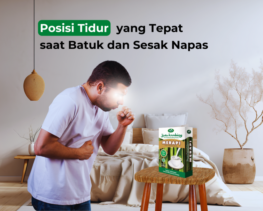 Posisi Tidur saat Batuk dan Sesak Napas yang Dianjurkan